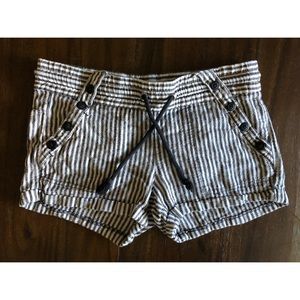 Rewind Blue Striped Shorts